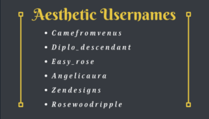 600+ Cute Aesthetic Usernames Ideas For You - Namesarc