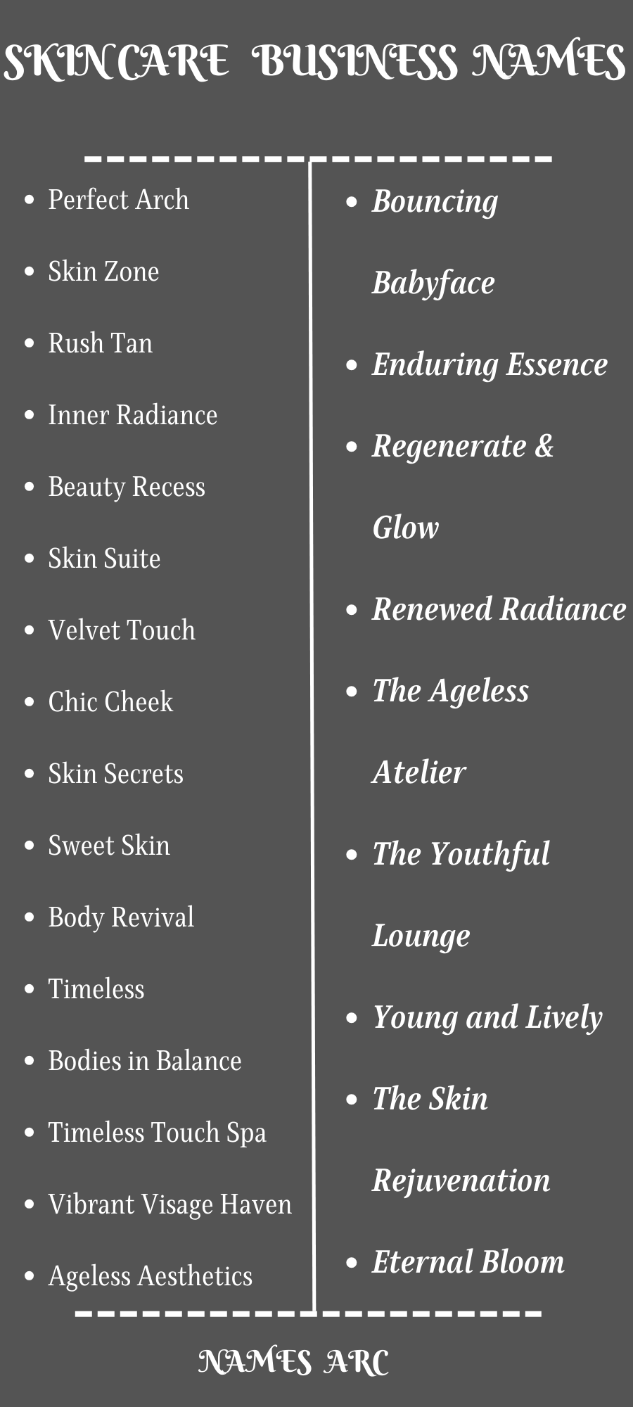 Aesthetic Company Name Ideas Infoupdate