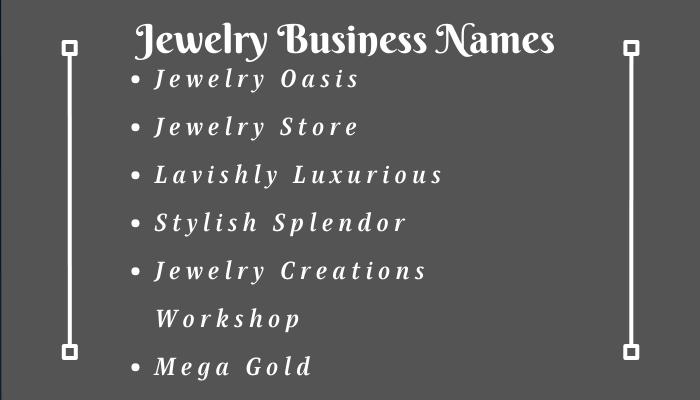 Preppy Jewelry Business Names 