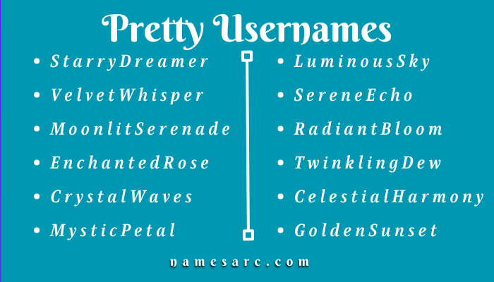 Pretty Usernames for instagram