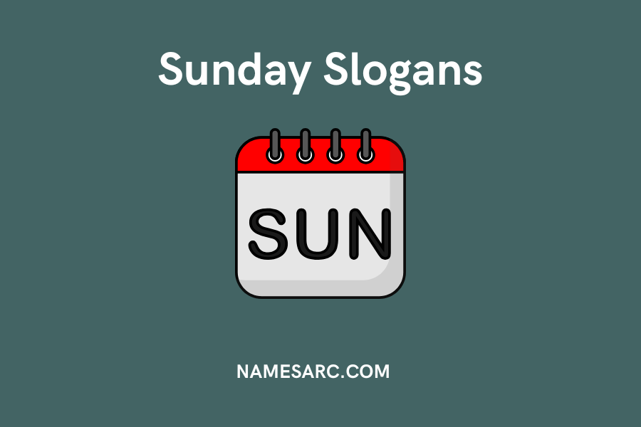 Sunday Slogans