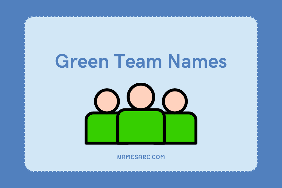 Green Team Names