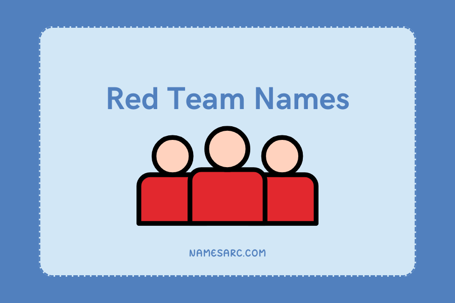 Red Team Names